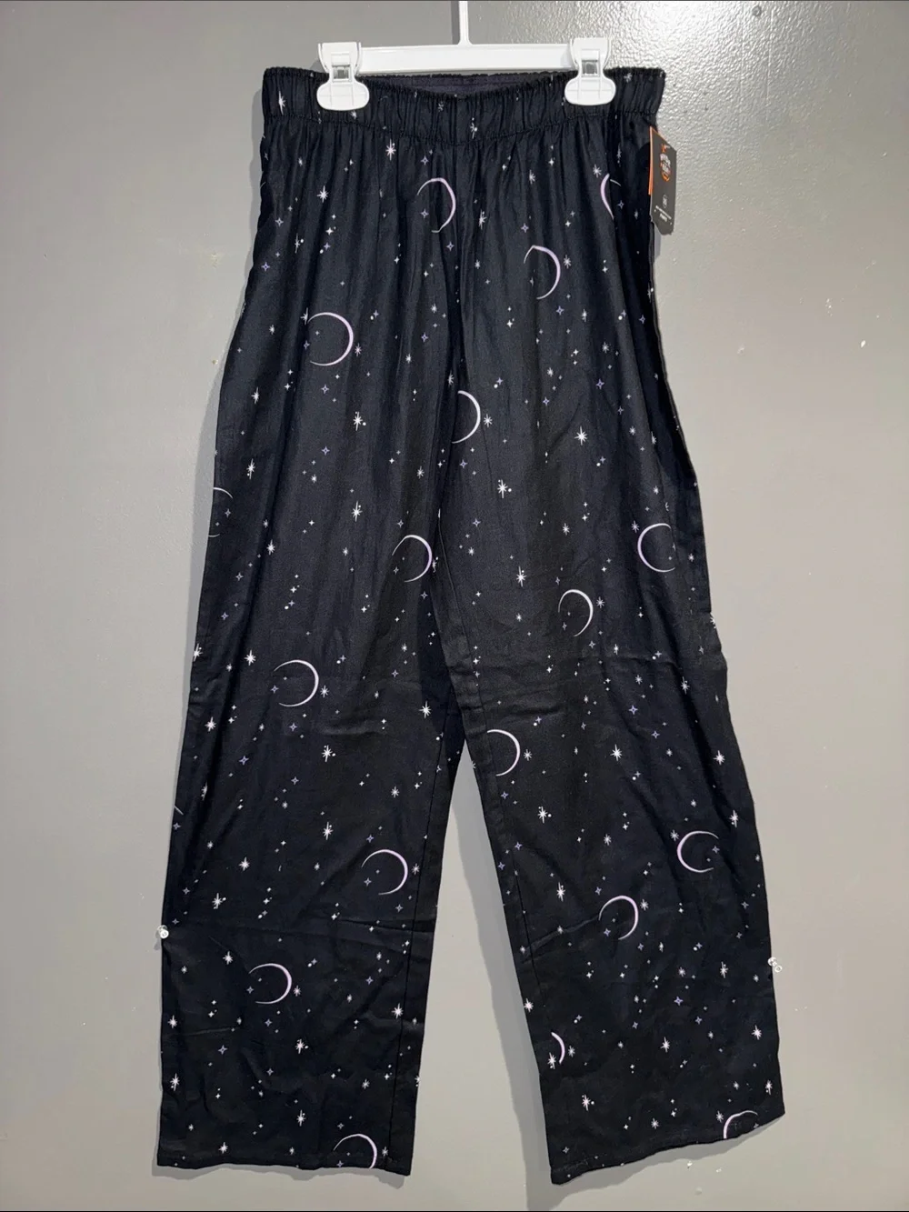 Moon & Star Black Women's Pajama Pants